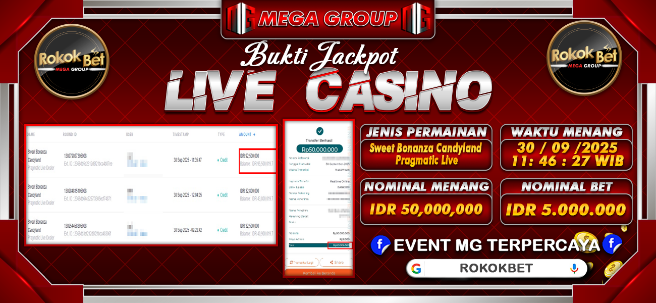 Bukti JP situs Rokokbet hari Selasa, 30 September 2025